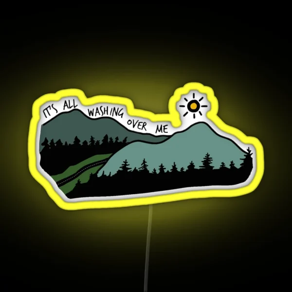 The View Between Villages Valley RGB Neon Sign