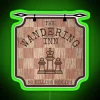 RGB Neon Inn Sign Decoration for Gaming and Fantasy Enthusiasts