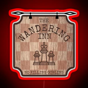 The Wandering Inn Hanging Pub Sign RGB Neon Sign