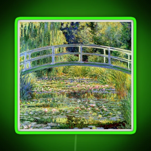 The Water Lily Pond RGB Neon Sign
