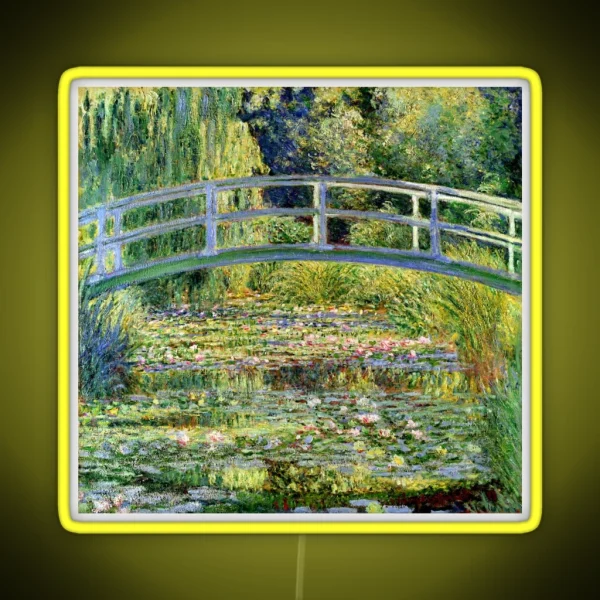 The Water Lily Pond RGB Neon Sign