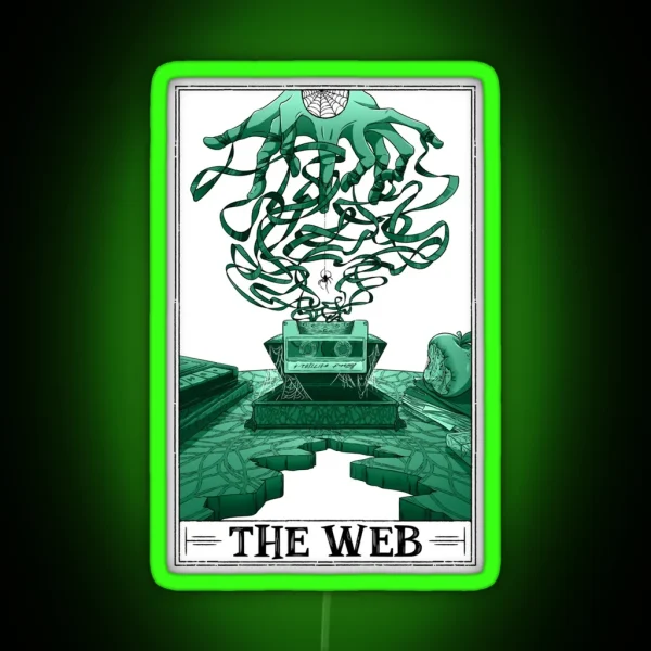 The Web Tarotesque Light RGB Neon Sign