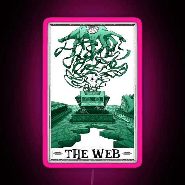 The Web Tarotesque Light RGB Neon Sign