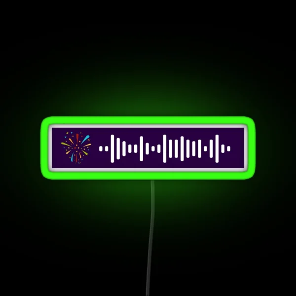 The Weeknd Blinding Lights Spotify Scan Code RGB Neon Sign