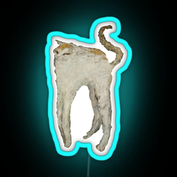 The White Cat Le Chat Blanc RGB Neon Sign