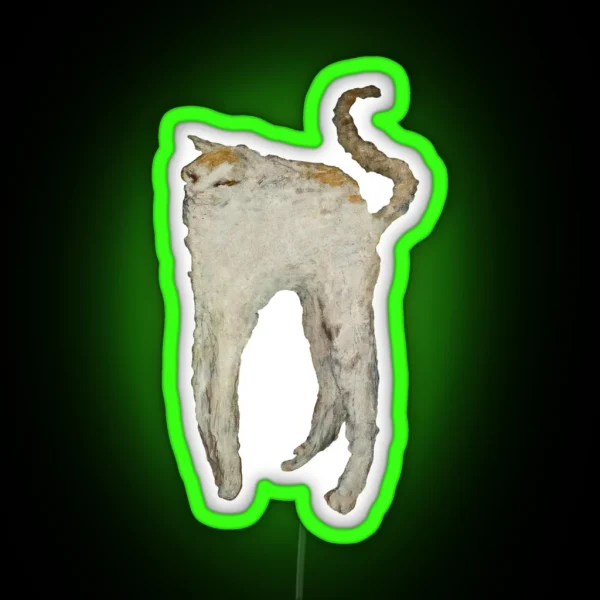 The White Cat Le Chat Blanc RGB Neon Sign