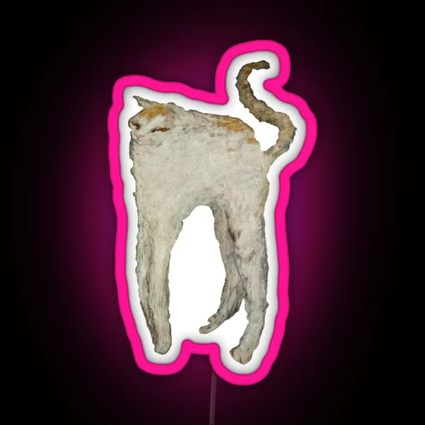 The White Cat Le Chat Blanc RGB Neon Sign