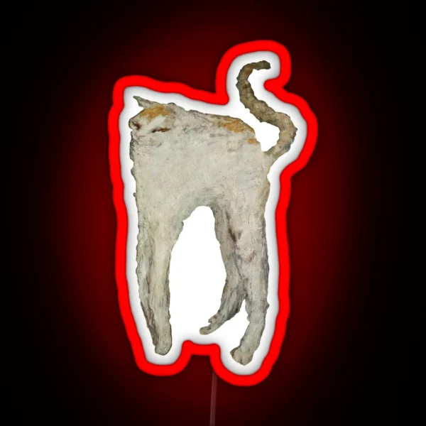 The White Cat Le Chat Blanc RGB Neon Sign