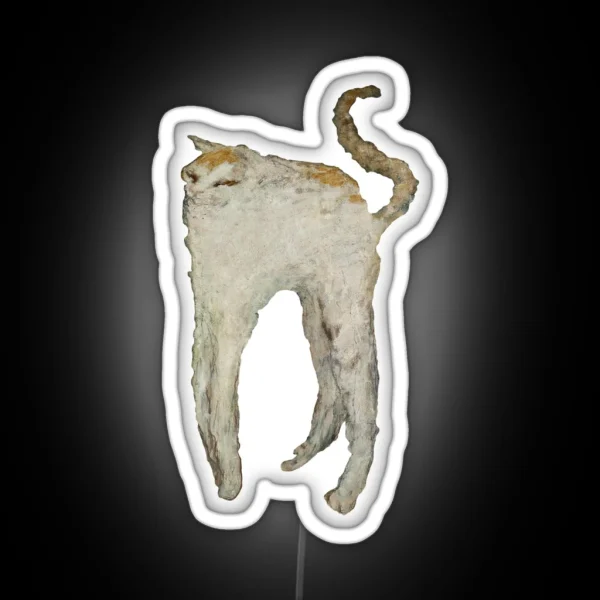 The White Cat Le Chat Blanc RGB Neon Sign