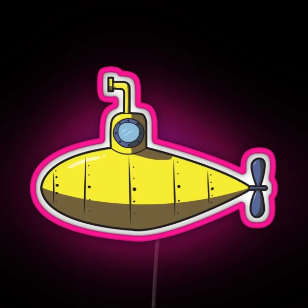 The Yellow Submarine RGB Neon Sign
