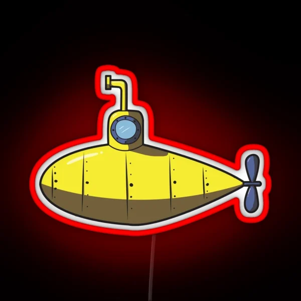 The Yellow Submarine RGB Neon Sign