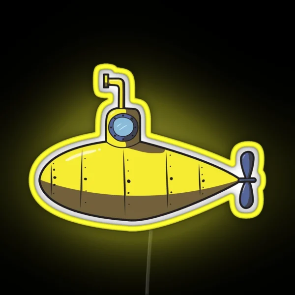 The Yellow Submarine RGB Neon Sign