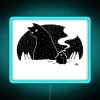 Icelandic Folklore Inspired Yule Cat Festival RGB Neon Light Sign