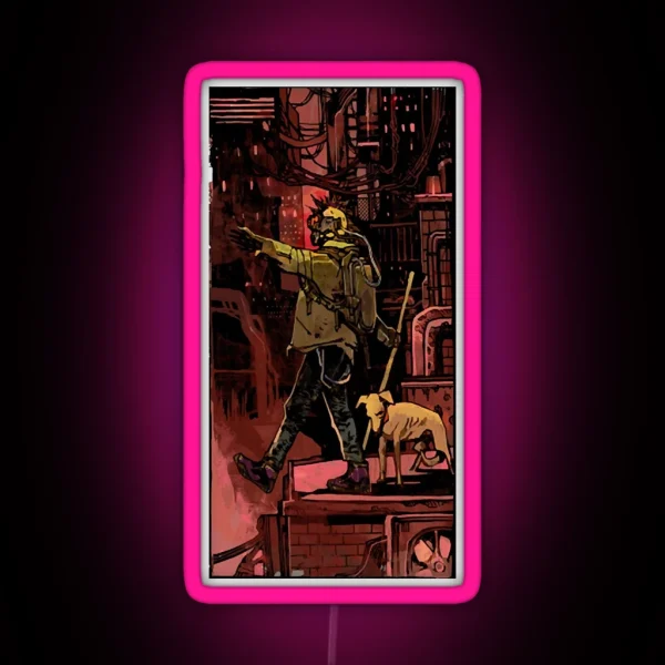 Thefool Cyberpunktarot RGB Neon Sign