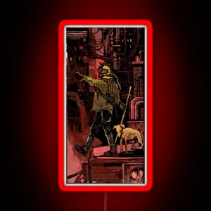 Thefool Cyberpunktarot RGB Neon Sign