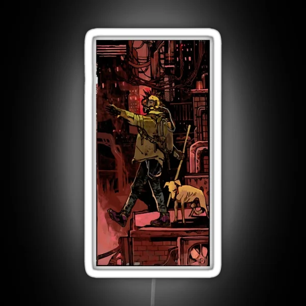 Thefool Cyberpunktarot RGB Neon Sign