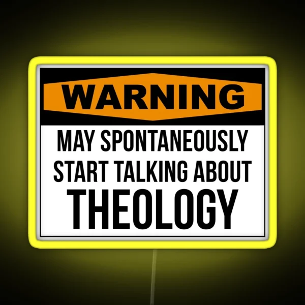 Theology RGB Neon Sign
