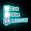 Customizable RGB Color Changing Neon Signs for Modern Home Decorations