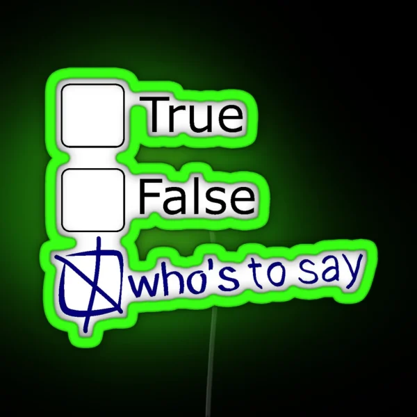 There Should Be A Third Option RGB Neon Sign