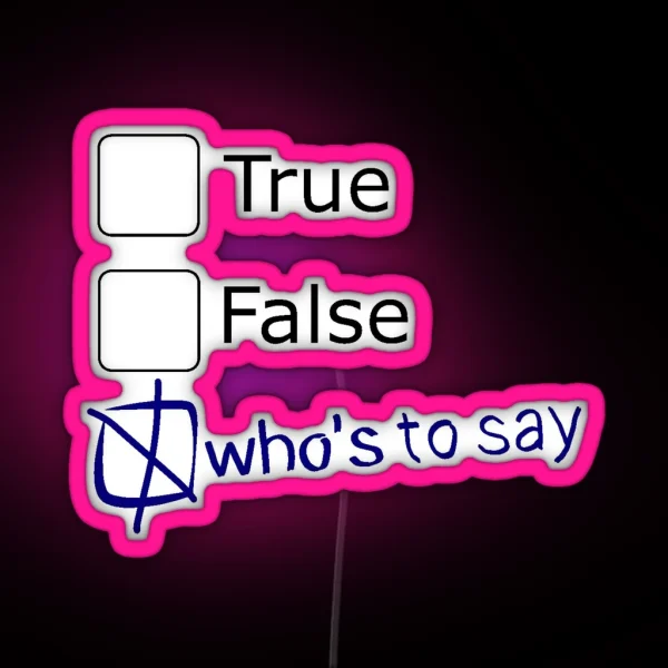 There Should Be A Third Option RGB Neon Sign