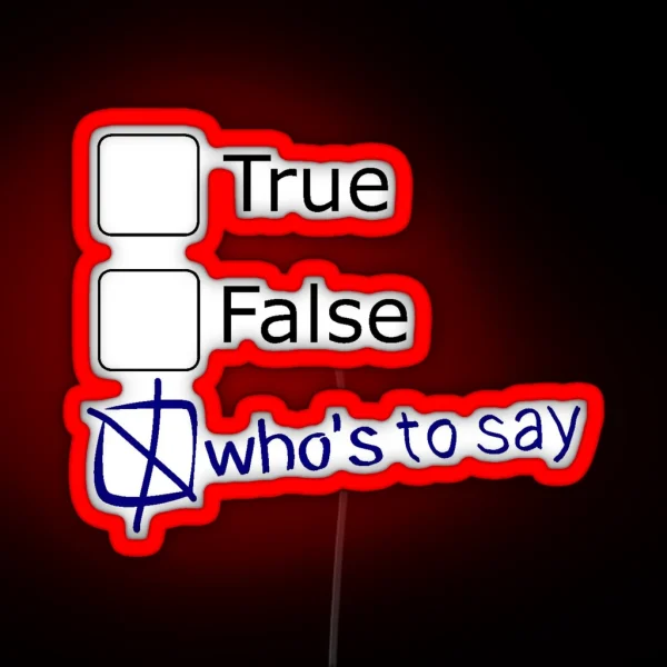 There Should Be A Third Option RGB Neon Sign