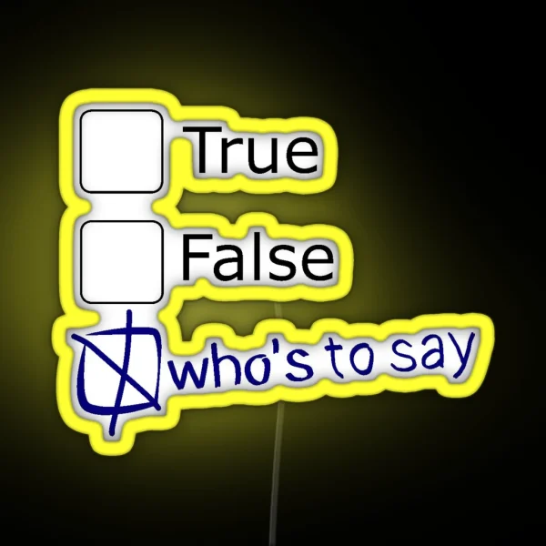 There Should Be A Third Option RGB Neon Sign