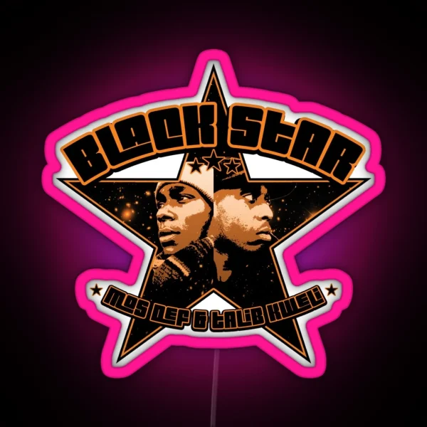 They Are Black Star RGB Neon Sign