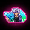 Personalized RGB Neon Bar Sign with Customizable Beverage Name Display