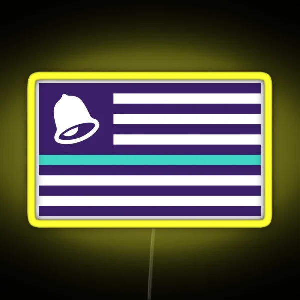 Thin Baja Blast Line RGB Neon Sign