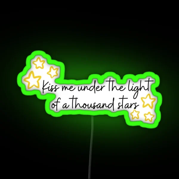 Thinking Out Loud RGB Neon Sign