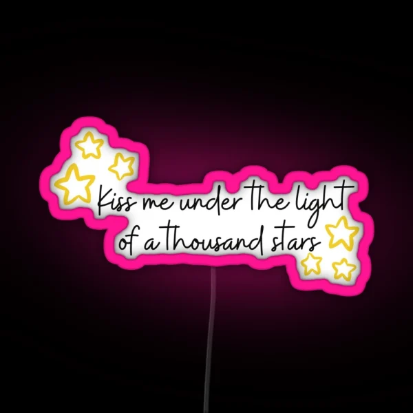 Thinking Out Loud RGB Neon Sign