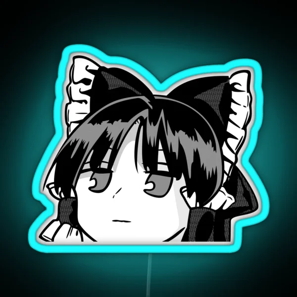 Thinking Reimu RGB Neon Sign