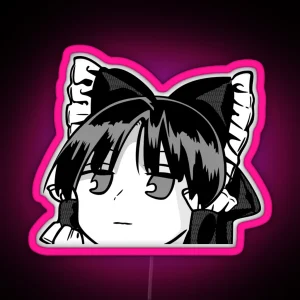 Thinking Reimu RGB Neon Sign