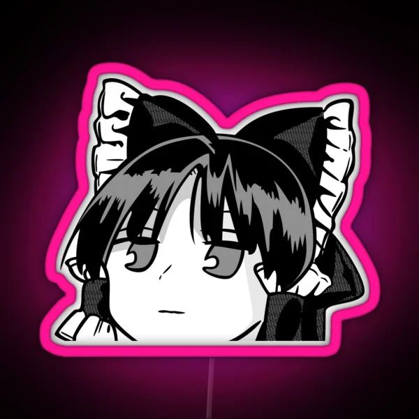Thinking Reimu RGB Neon Sign