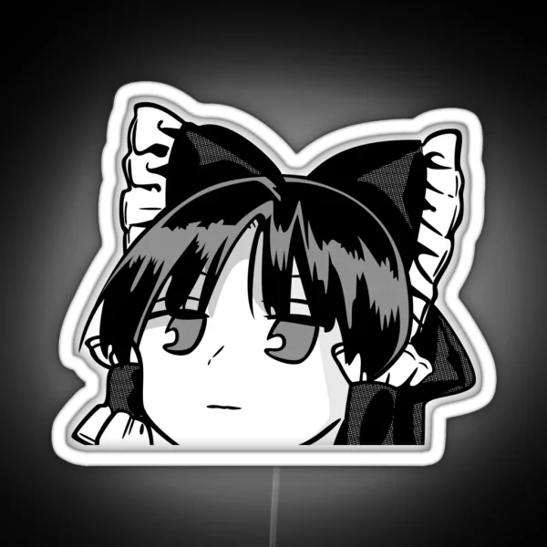 Thinking Reimu RGB Neon Sign