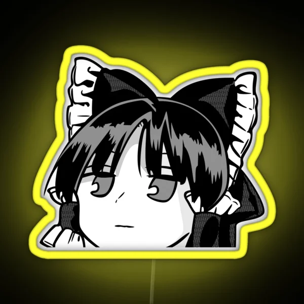 Thinking Reimu RGB Neon Sign