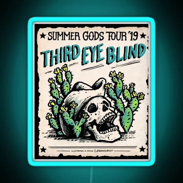 Third Eye Blind Summer Tour 2019 Kerjain RGB Neon Sign