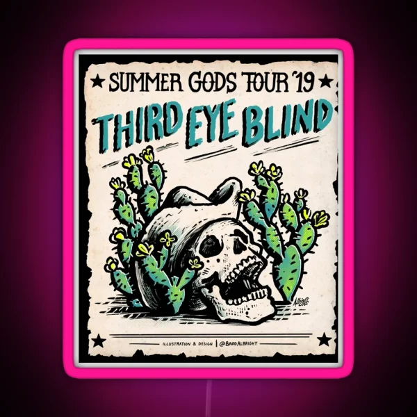 Third Eye Blind Summer Tour 2019 Kerjain RGB Neon Sign