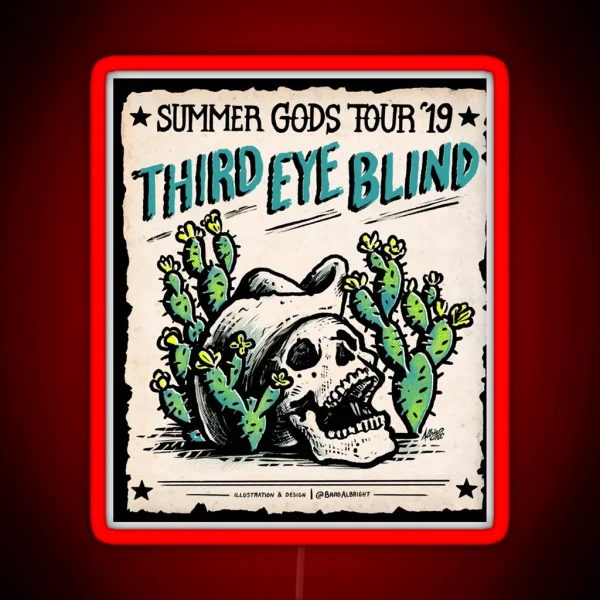 Third Eye Blind Summer Tour 2019 Kerjain RGB Neon Sign