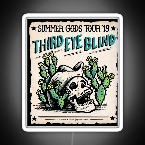 Third Eye Blind Summer Tour 2019 Kerjain RGB Neon Sign