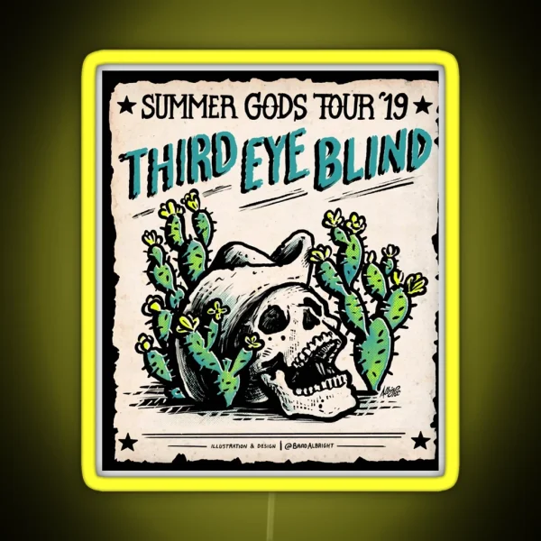 Third Eye Blind Summer Tour 2019 Kerjain RGB Neon Sign