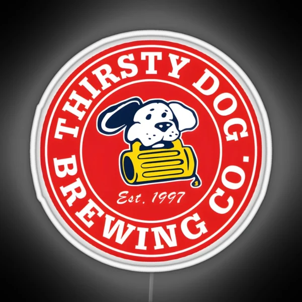 Thirsty Dog Brewery RGB Neon Sign