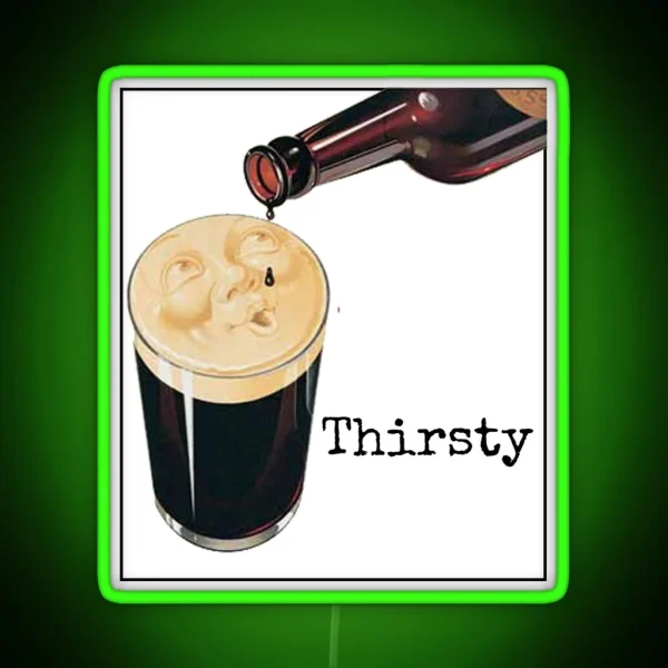 Thirsty Guinness RGB Neon Sign