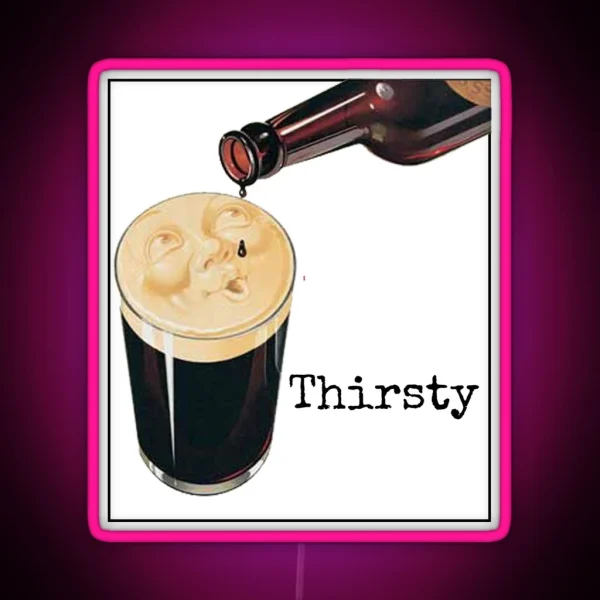 Thirsty Guinness RGB Neon Sign
