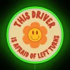 Whimsical Circle Bumper Sign with Color-Changing LED Neon Lighting Effect