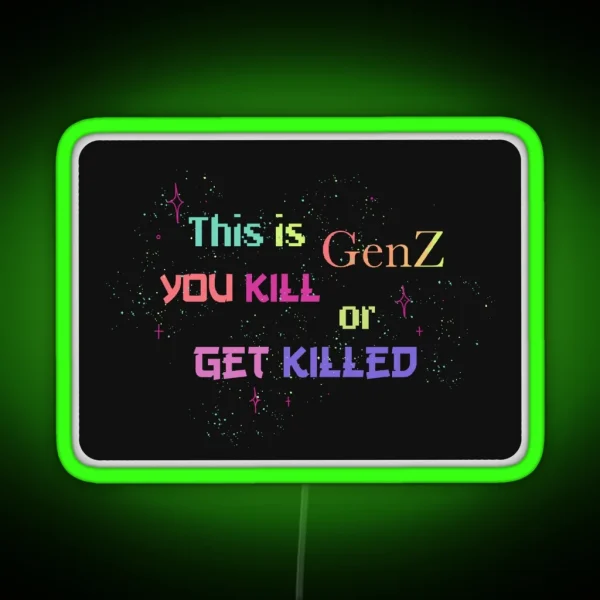 This Is Genz RGB Neon Sign