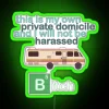 Jesse Pinkman's Private Digs: Don't Even Think About Disturbing Me Sign