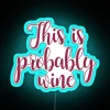 Add some wine humor to your home bar decor instantly.