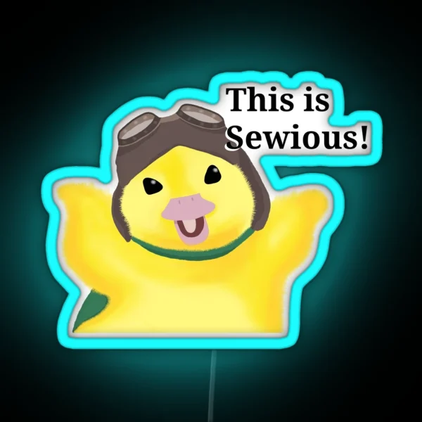 This Is Sewious Wonder Pets Mingming RGB Neon Sign