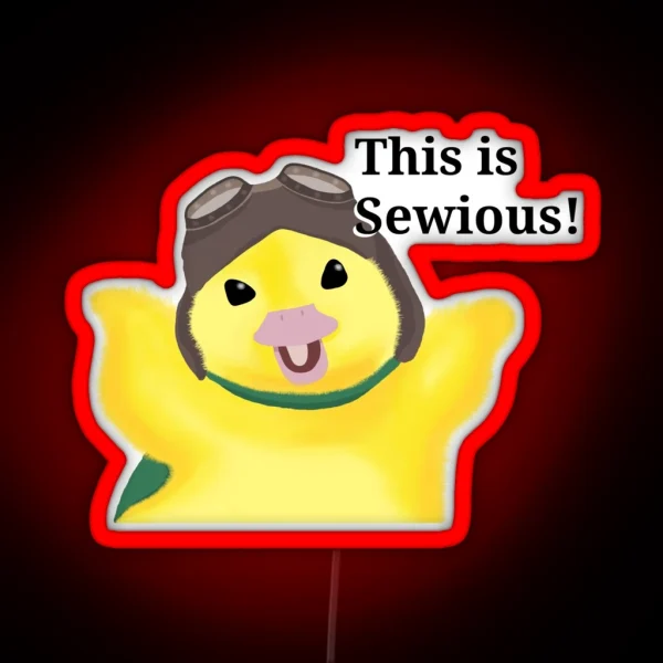 This Is Sewious Wonder Pets Mingming RGB Neon Sign